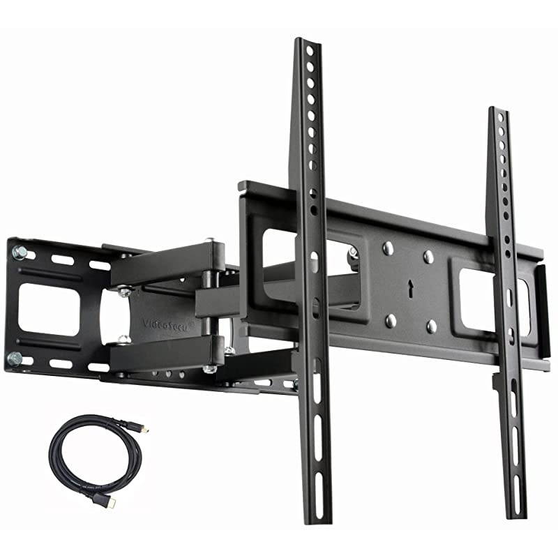 MW340B2 TV Wall Mount Bracket for Most 2765 Inch LED LCD OLED and Plasma Flat Screen TV with Full Motion Tilt Swivel Articulating Dual Arms 14 Extend up to VESA 400x400mm100 LBS WR9