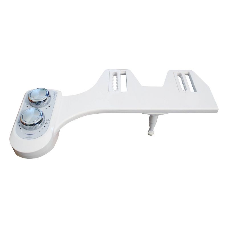 SB-410 Non-Electric Bidet Attachment with Single Nozzle and Hot/Cold Water White - SmartBidet