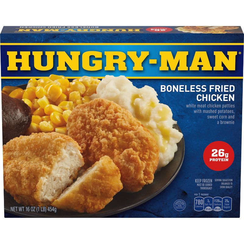 Hungry-Man Boneless Fried Chicken Frozen Dinner - 16oz