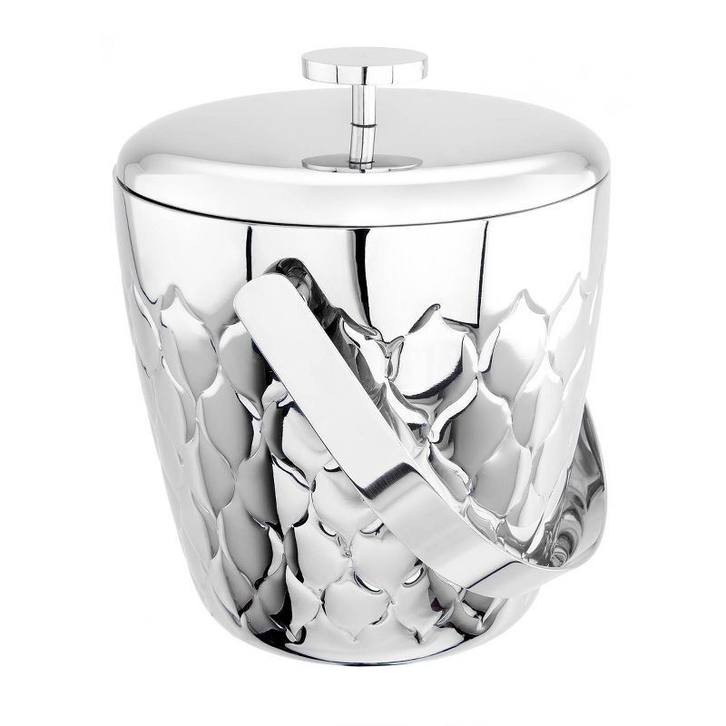 Old Dutch 2.3qt Stainless Steel Avante Embossed Double-Walled Ice bucket