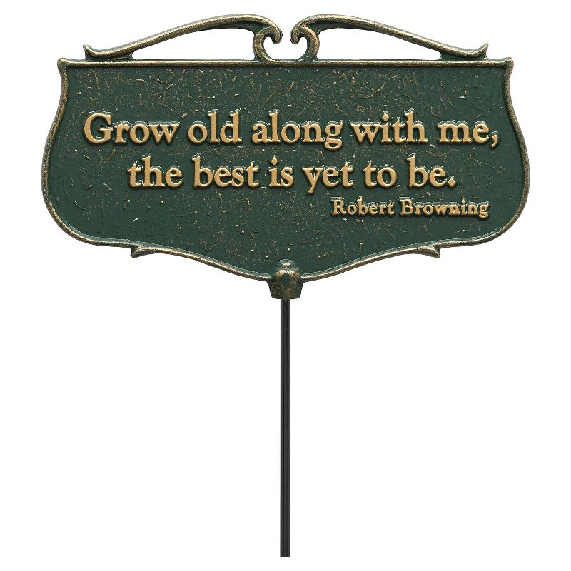17" Freestanding Signs - Green - Whitehall Products