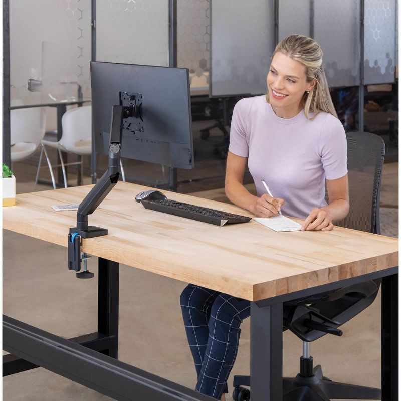 Amer Adjustable Monitor Mount, Up to 24", Black (AMR2CV) 