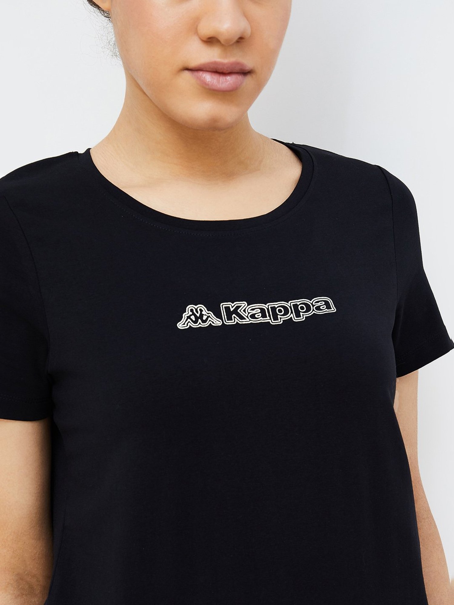KAPPA Black Graphic Print T-Shirt