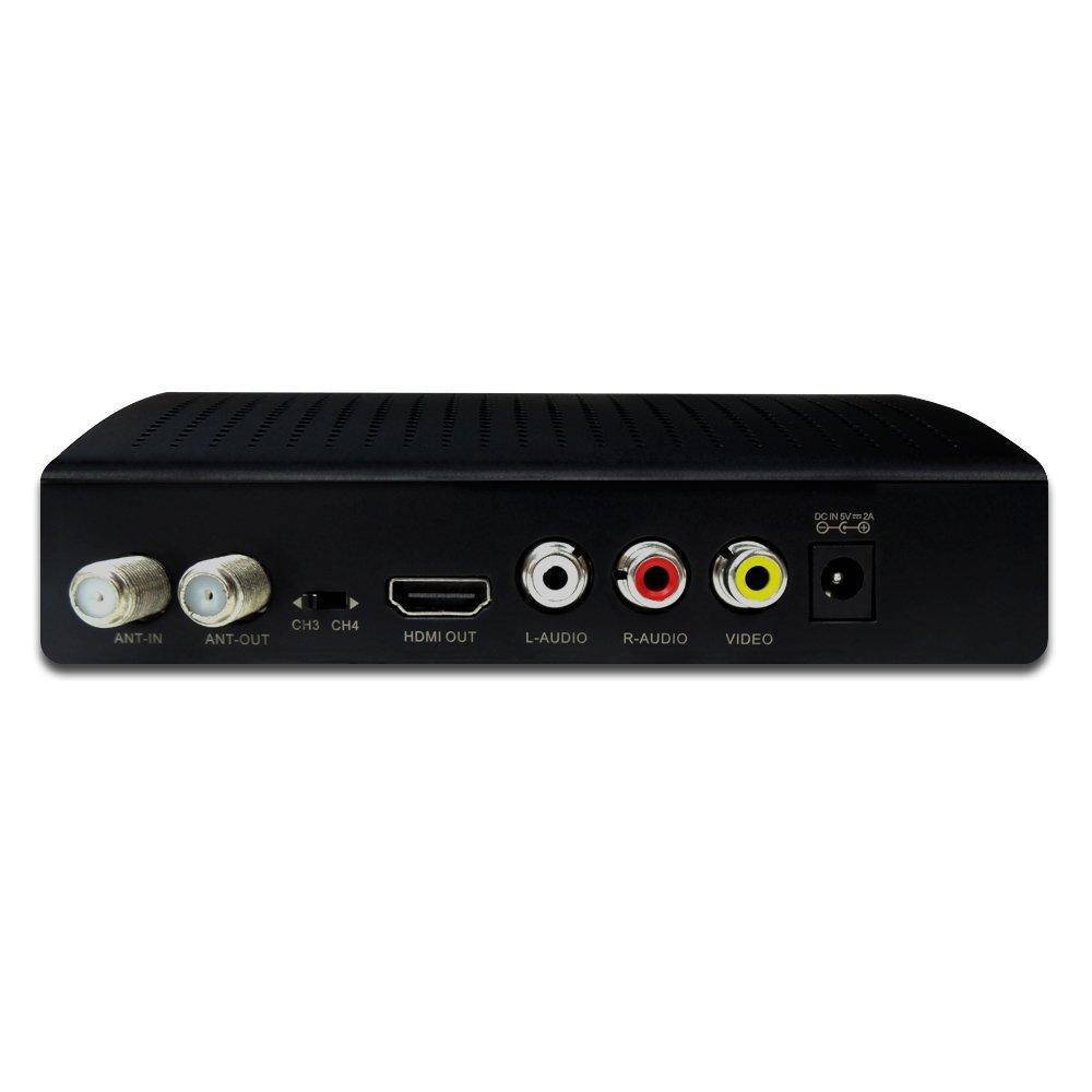 KORAMZI HDTV Digital TV Converter Box ATSC with USB Input for Recording and Media Player (Latest Edition) CB-107