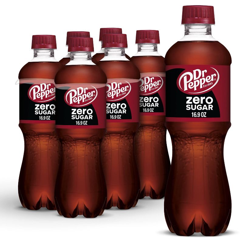 Dr Pepper Zero Sugar - 6pk/16.9 fl oz Bottles