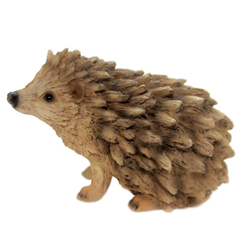 Animal 6.25" Driftwood Standing Hedgehog Spiny Mammal Forest Pacific Trading  -  Decorative Figurines