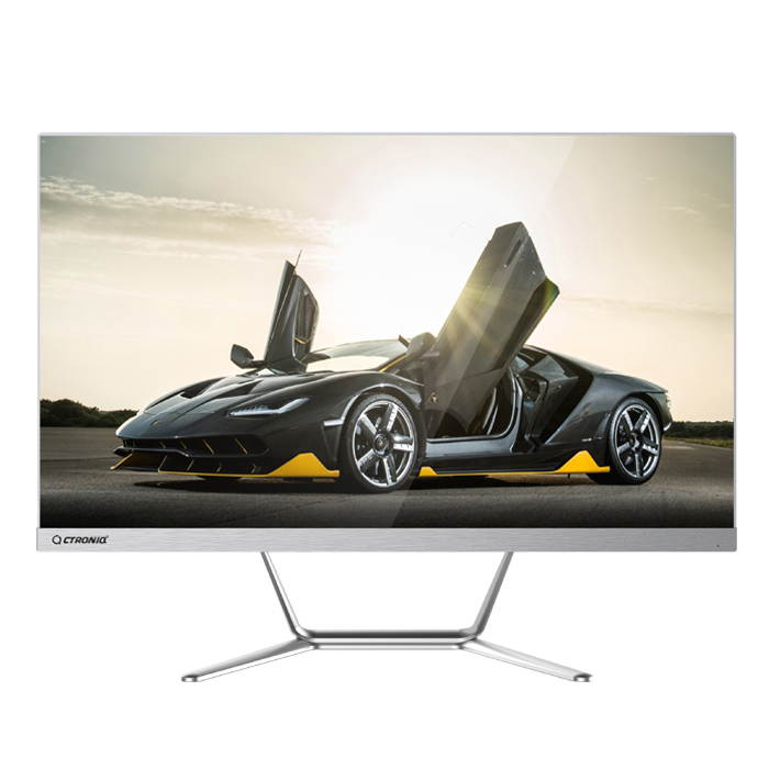 Ctroniq Uno 240 i3 - 8100, 24", Windows 10 - White and Silver