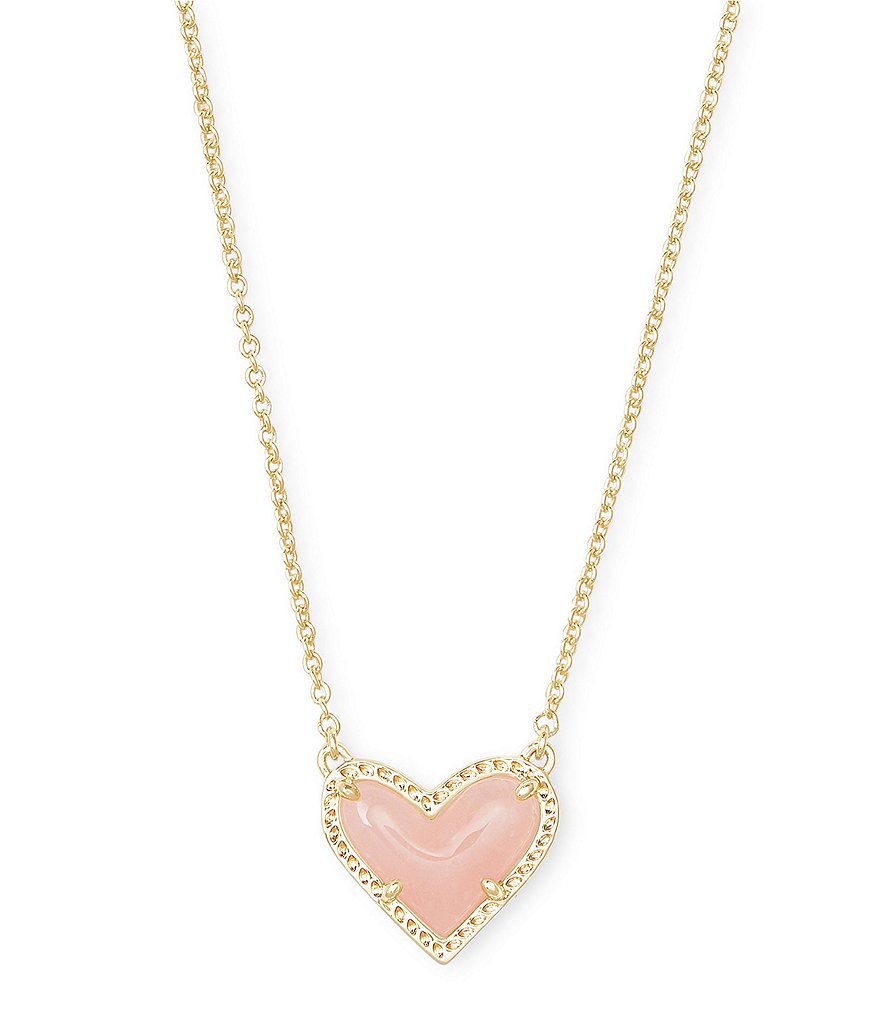Kendra Scott Ari Heart Gold Short Pendant Necklace