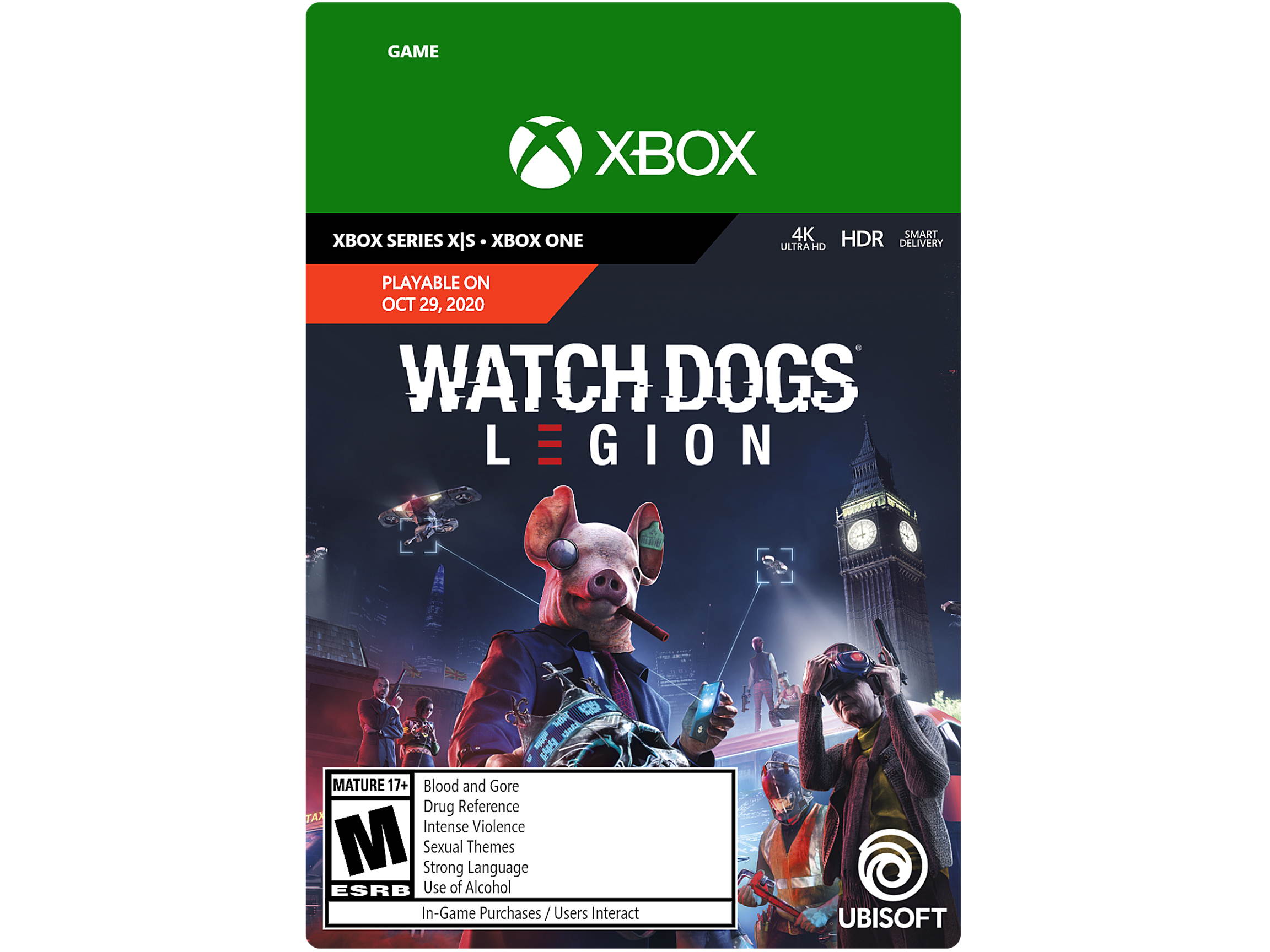 Watch Dogs Legion 4,550 WD Credits Xbox Series X|S / Xbox One [Digital Code]