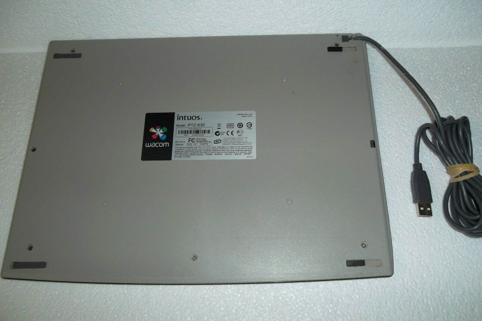 Wacom Intuos3 Graphics 6" x 8" Pen Tablet 5080 LPI USB 200 PPS PTZ-630 PC/ Mac