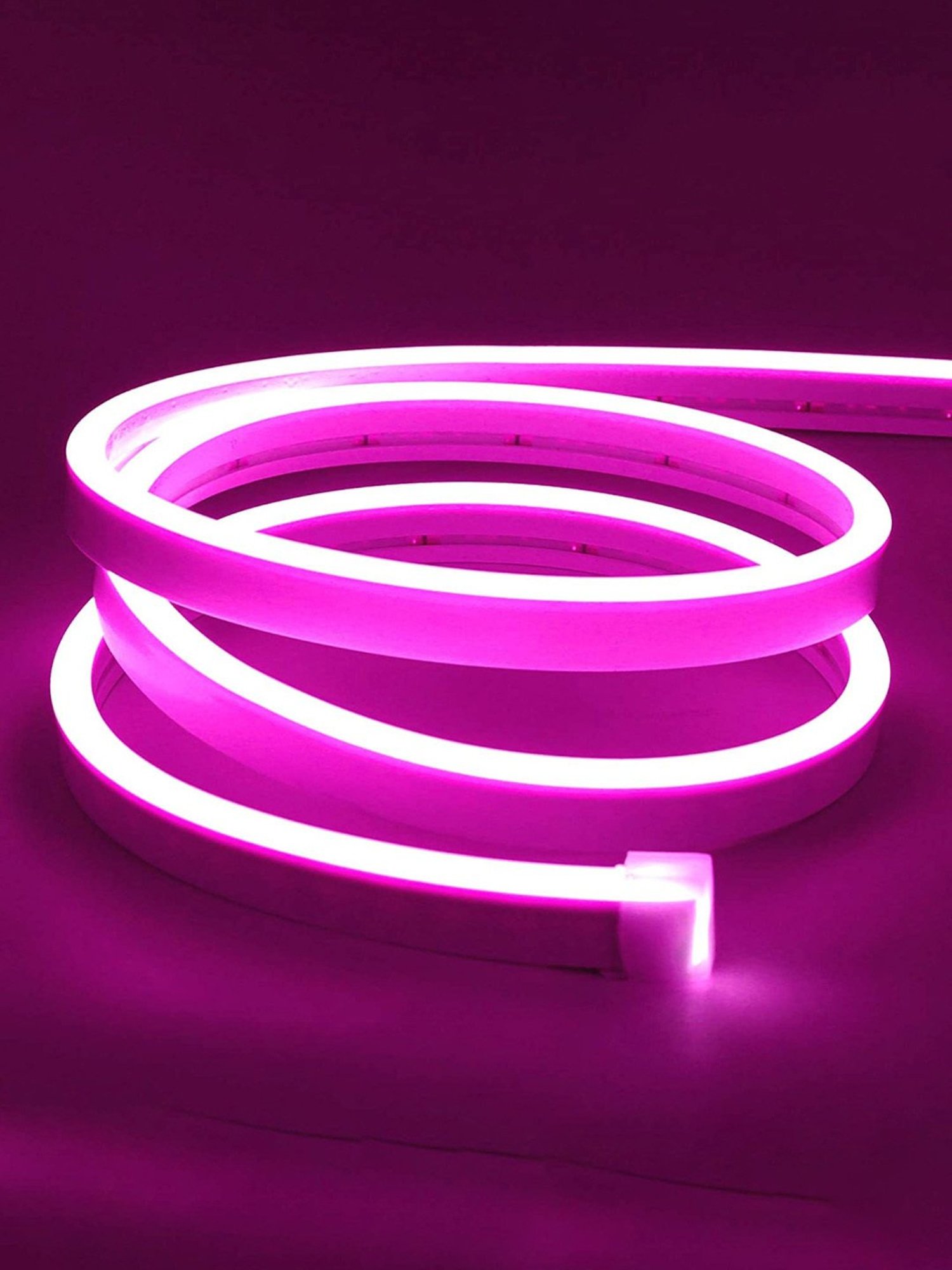 Xergy LED Neon Strip Lights 5Mtr, IP67 Waterproof Neon Rope Light for Home Decoration (Pink)