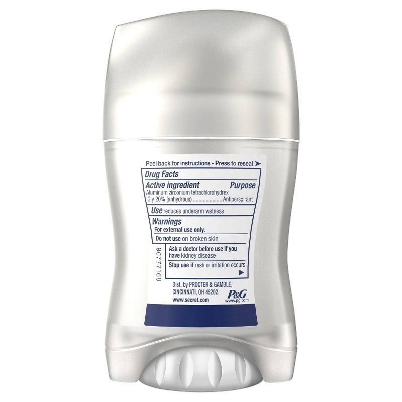 Secret Clinical Strength Invisible Solid Sensitive Antiperspirant & Deodorant for Women Unscented - 1.6oz