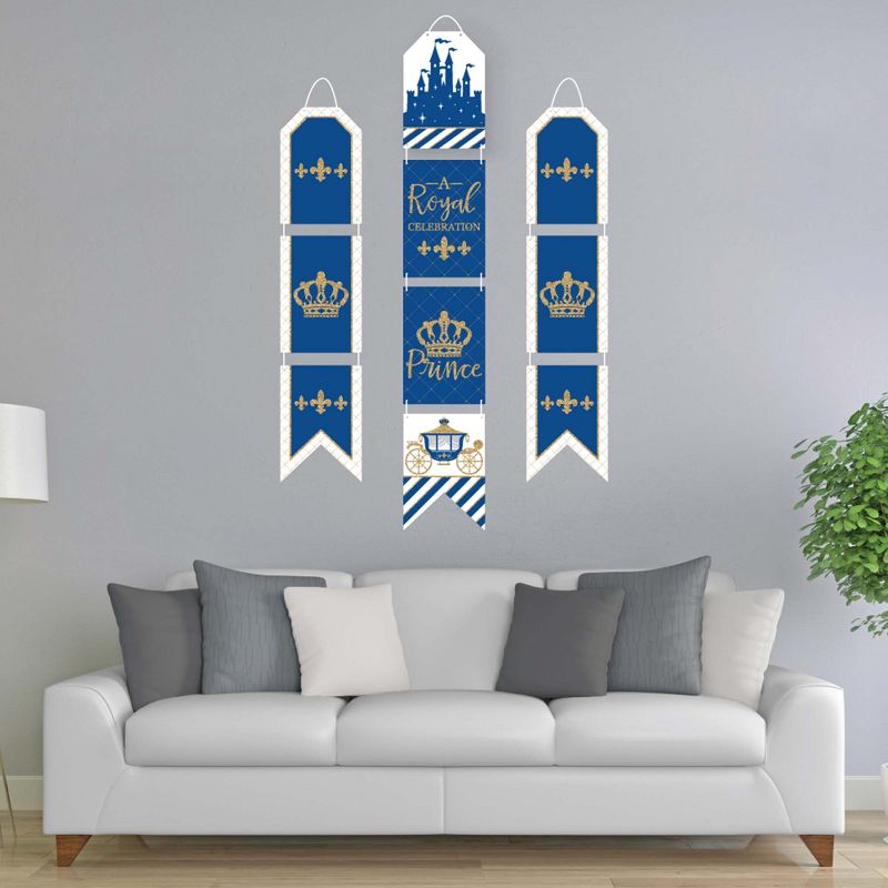 Big Dot of Happiness Blue Elephant - Boy Happy Birthday Decorations Party Banner