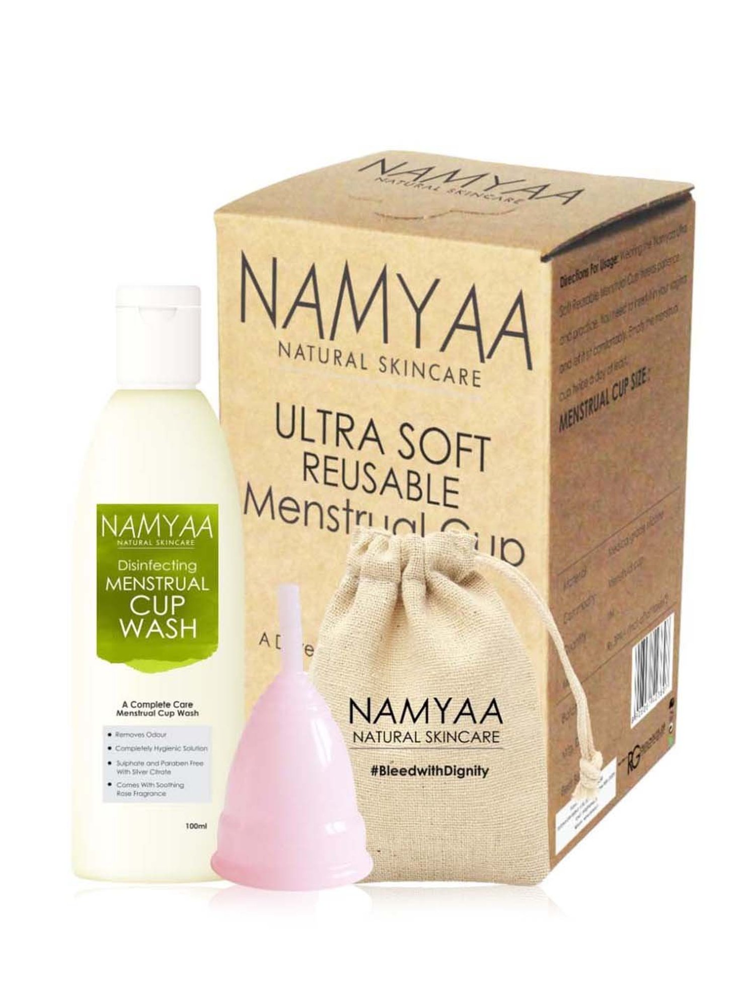 Namyaa Ultra Soft Small Reusable Menstrual Cup - 50 gm