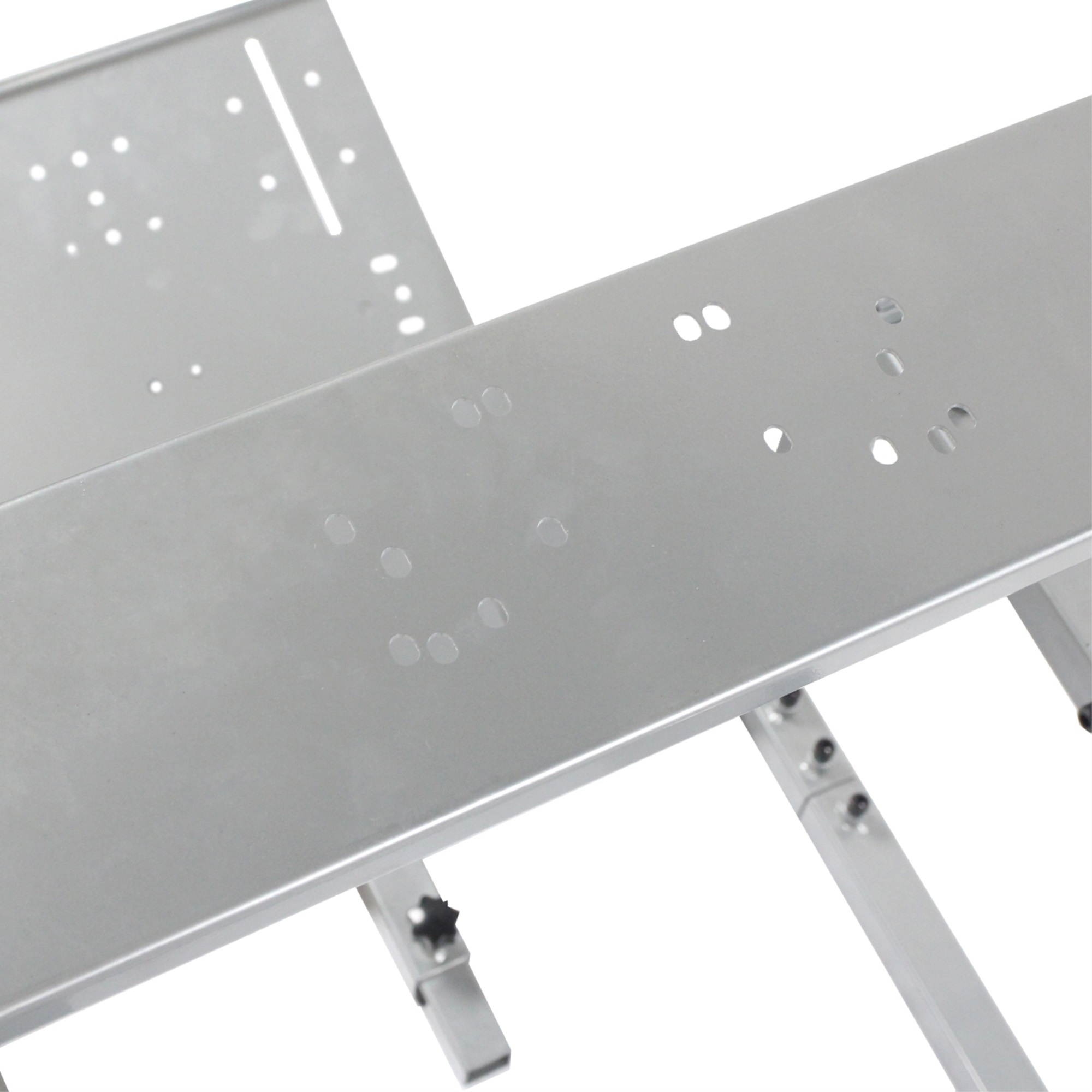 GTR Racing Simulator GTAF-S-S105LBKRD - GTA-F Model (Silver) Triple or Single Monitor Stand with Black/Red Adjustable Leatherette Seat, Racing Simulator Cockpit gaming chair Single Monitor Stand