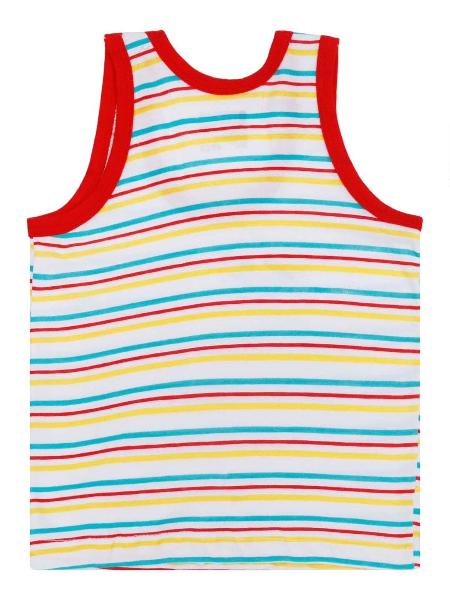 Bodycare Kids Multicolor Printed Vest (Pack of 3) - Assorted