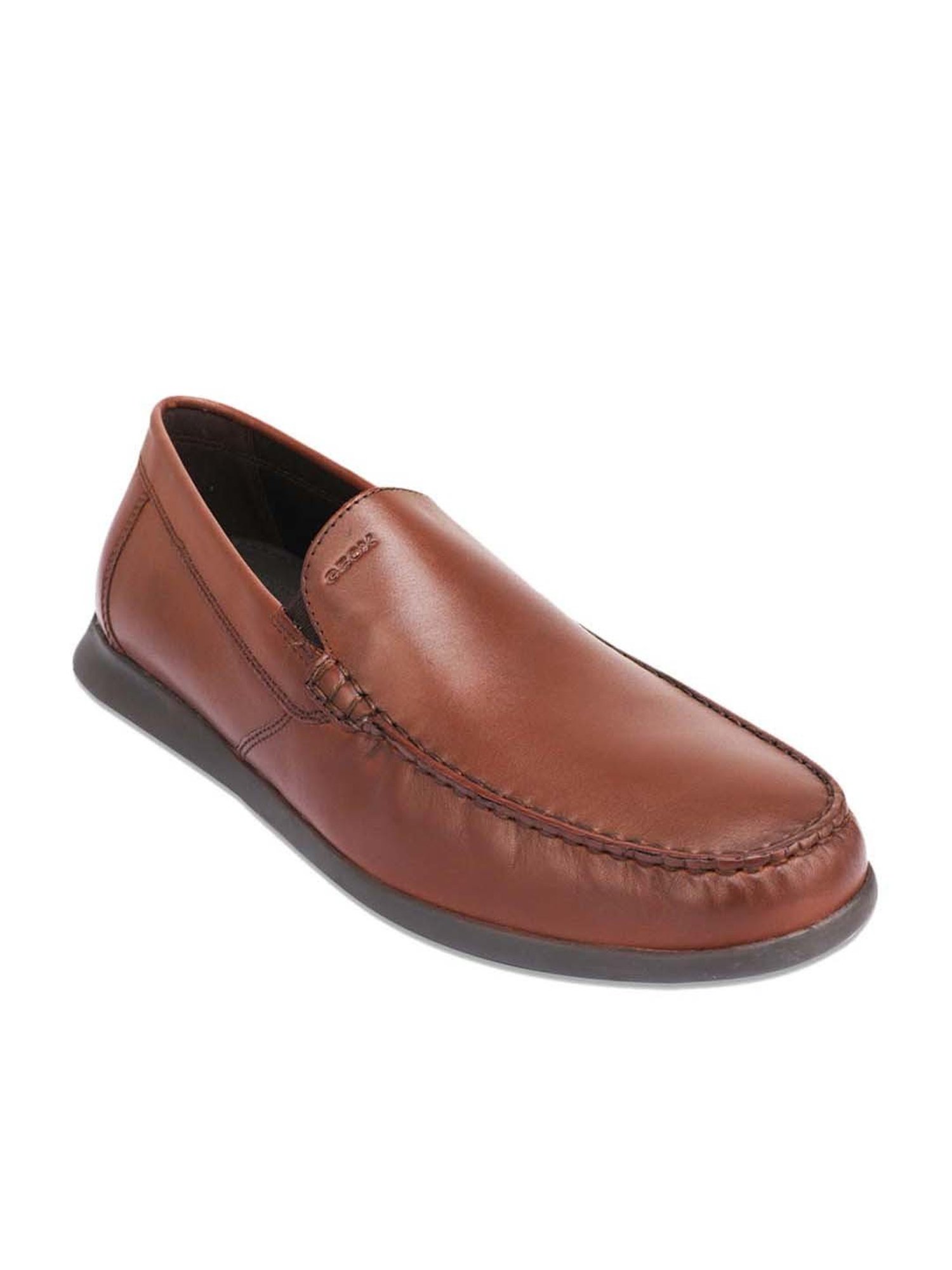 Geox Men's Brown Casual Loafers