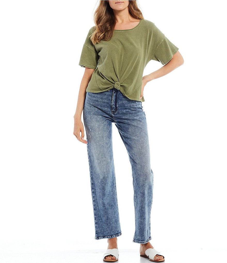 Silver Jeans Co. Highly Desirable Raw Edge Straight Jeans