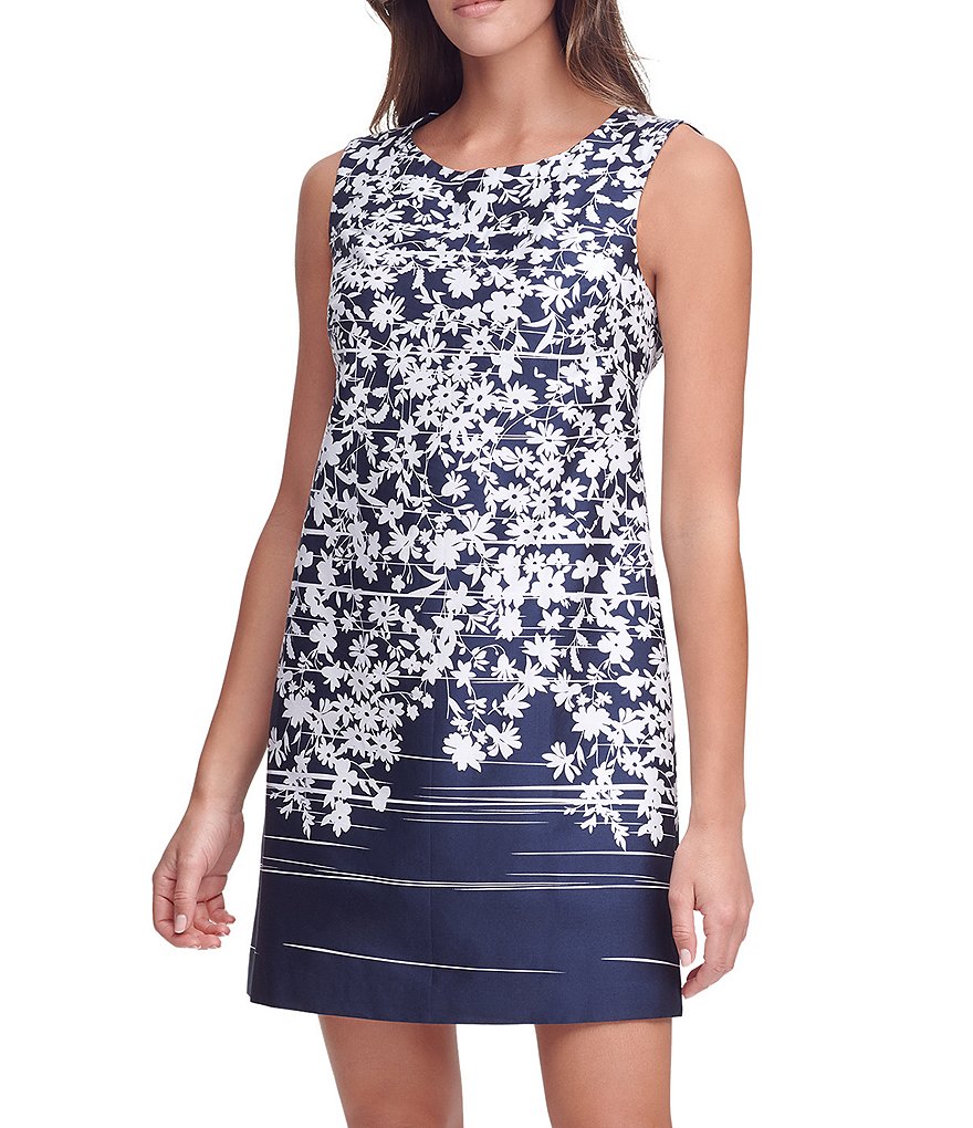 Tommy Hilfiger Sleeveless Floral Shift Dress