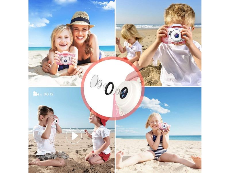 Kids Camera for Girls Boys, Kids Selfie Camera, Children's Camera 20.0MP HD Digital Video Camera for Children, Dual Camera Camcorder, 2.0 Inch IPS Screen, Great for 3-17 Y