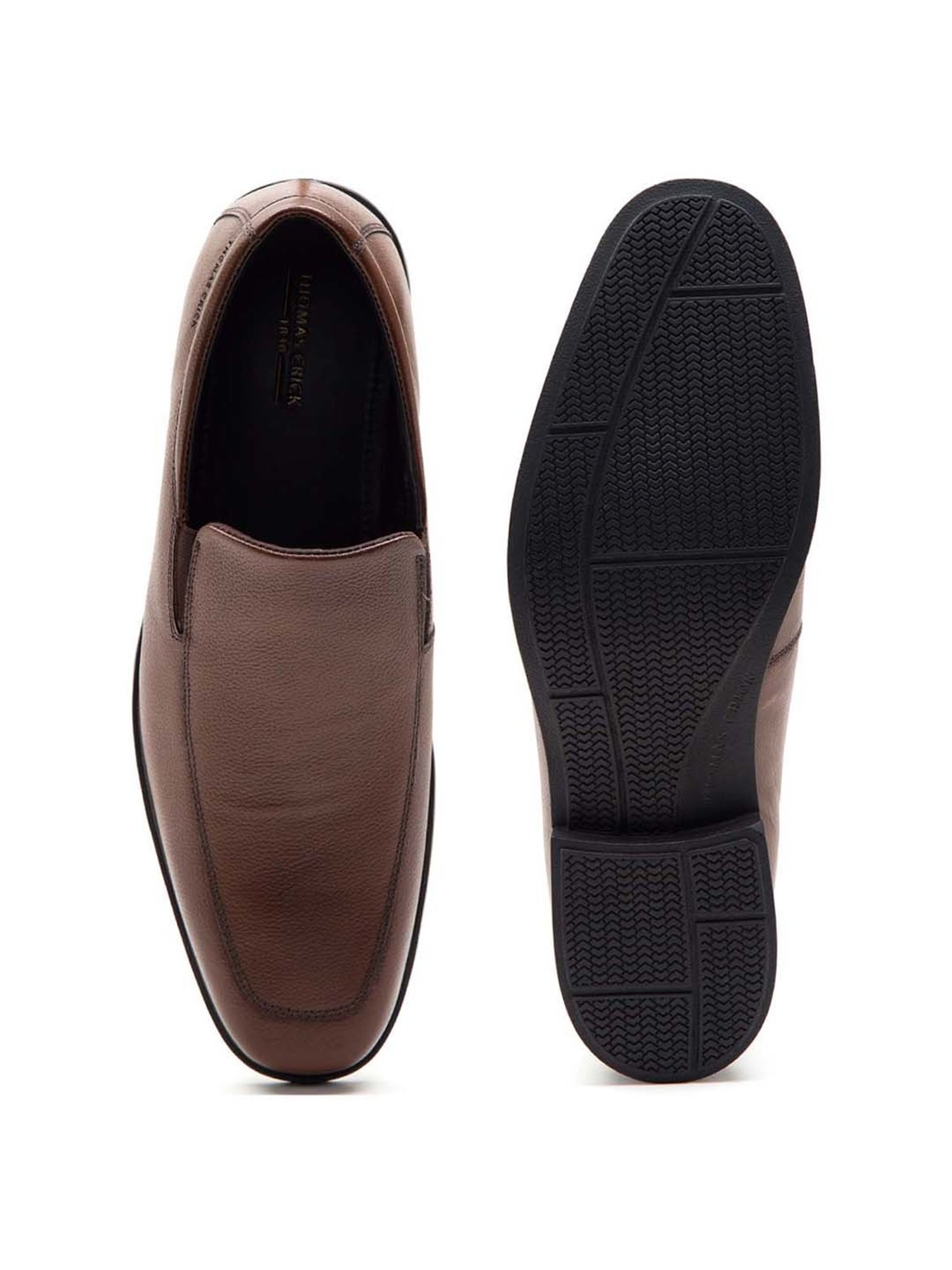 THOMAS CRICK Men's Teak Formal Loafers