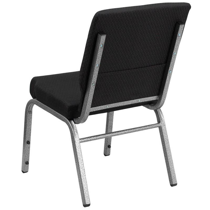 Fabric Church Chair Black - Riverstone Furniture Collection
