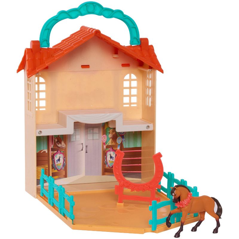Spirit Riding Free Stow 'n Go Barn Playset
