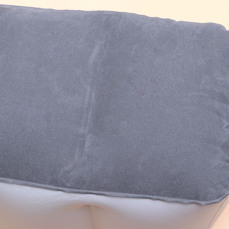 Car Travel Camping Air Bed Inflatable Mattress Car Rear Air Mattress Travel Bed (Grey)