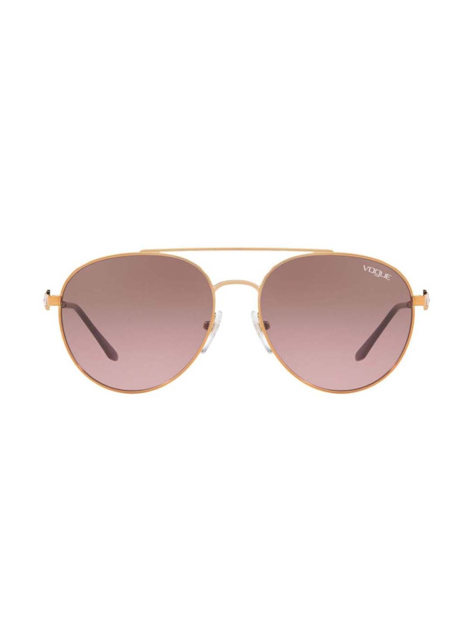 VOGUE EYEWEAR Women Gradient Brown Lens Pilot Sunglasses - 0VO4092BI50751456