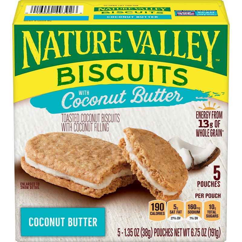 Nature Valley Coconut Butter Biscuits - 5ct