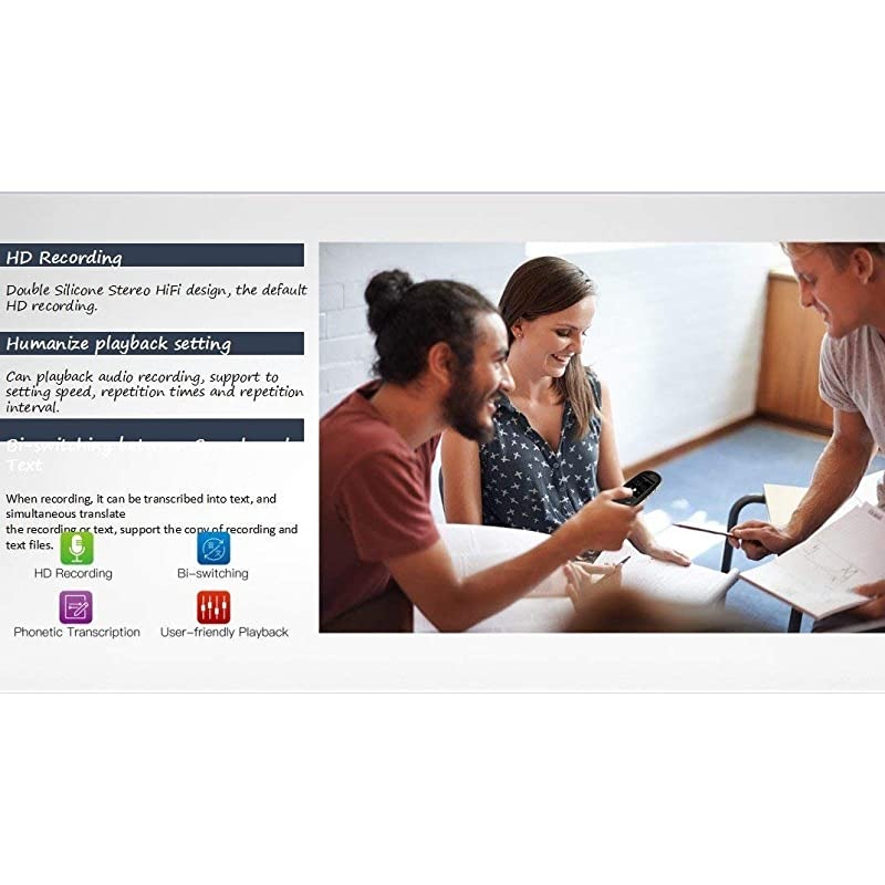 Multiple Languages Translator Portable Smart Two-Way Real Time Multi-Language Voice Translator for Learning Travel Meeting