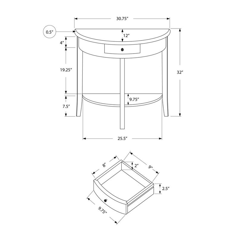 Console Table - Cherry - EveryRoom