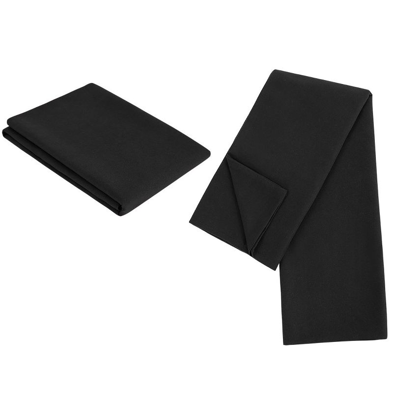 Body(20"x48") Microfiber Pillow Cases Black - PiccoCasa