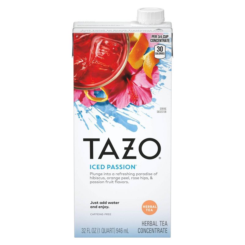 Tazo Iced Passion Tea Concentrate - 32 fl oz