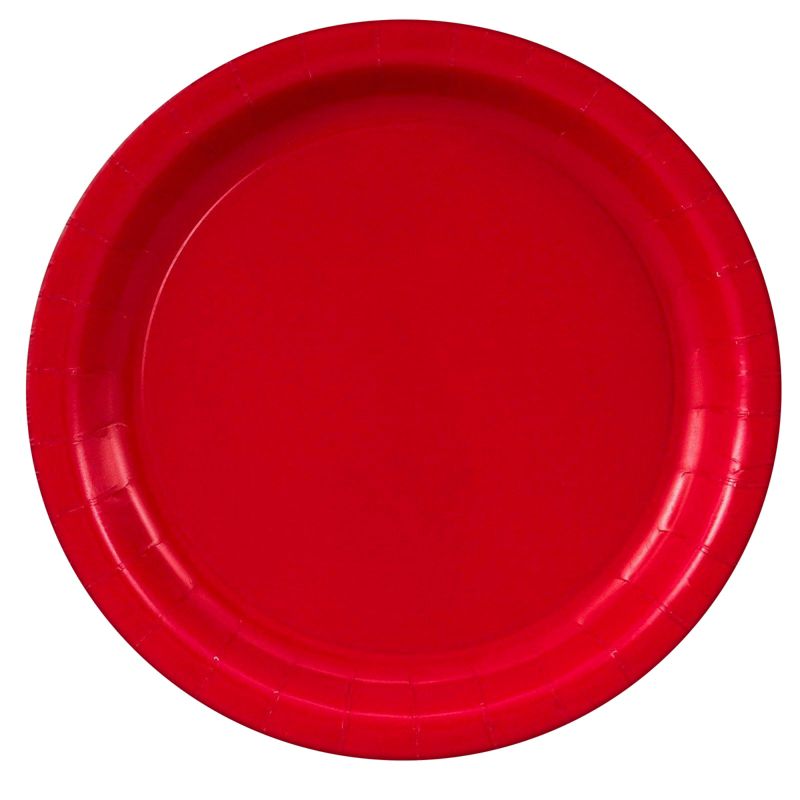 48ct Red Dinner Plate