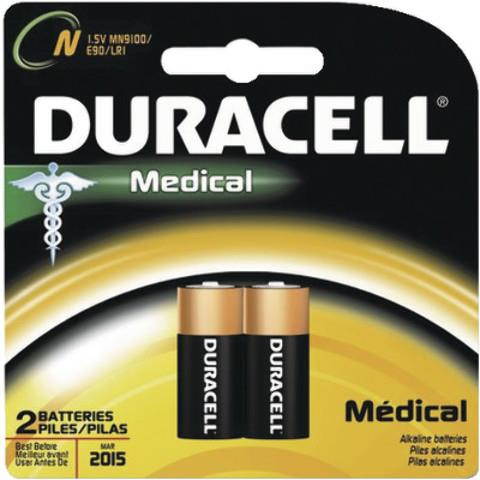 Duracell Coppertop Alkaline Medical Battery N 1.5V 2/Pk MN9100B2PK