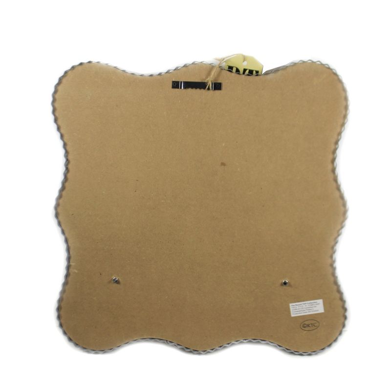 Home & Garden 15.5" Mini Gallery "Welcome" Display Wall Vintage Round Top Collection  -  Wall Sign Panels