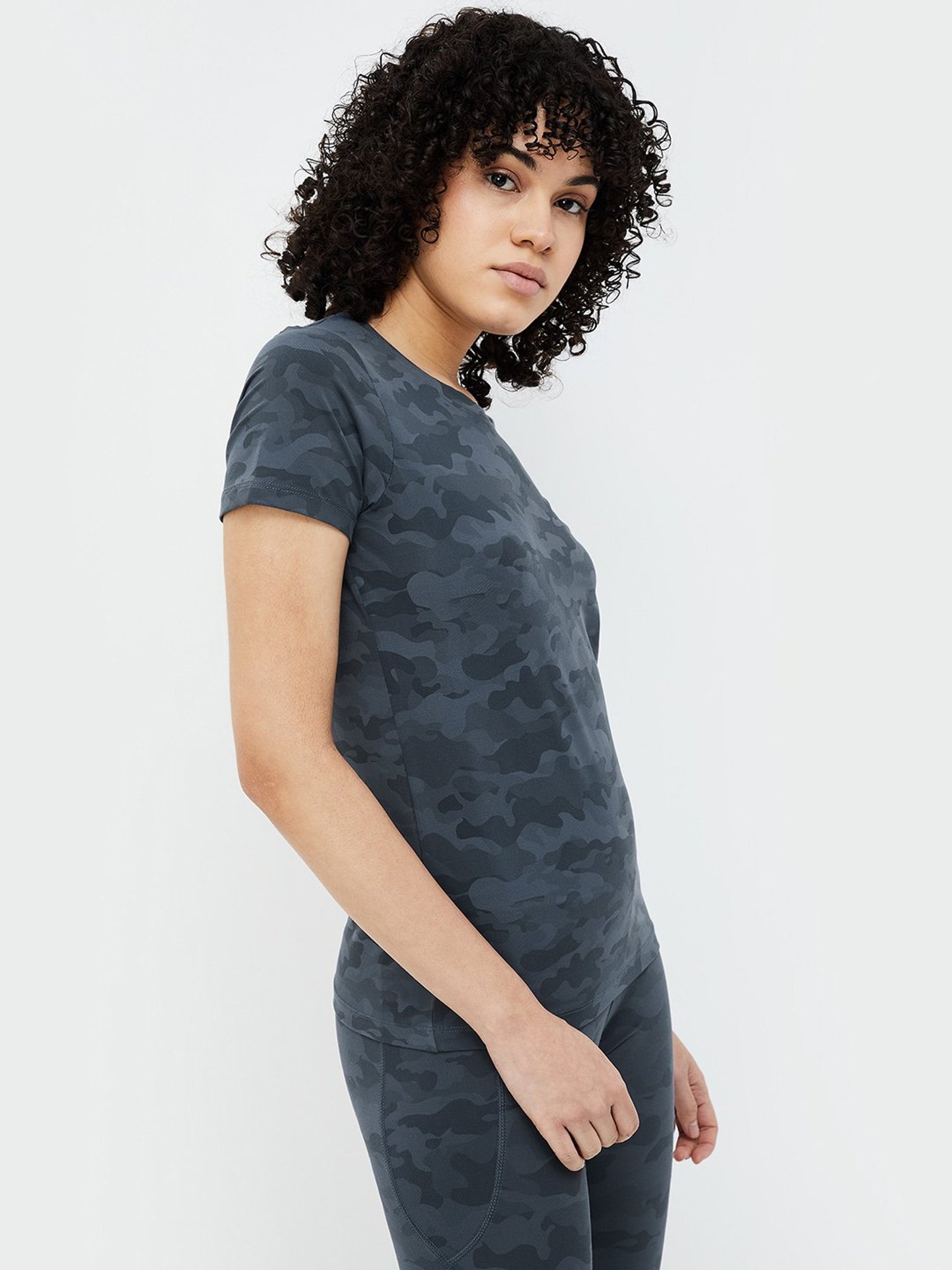 KAPPA Black Camo Print T-Shirt