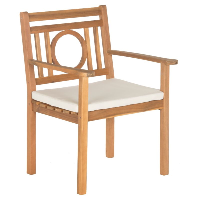 Montclair 5pc Acacia Wood Dining Set - Brown - Safavieh