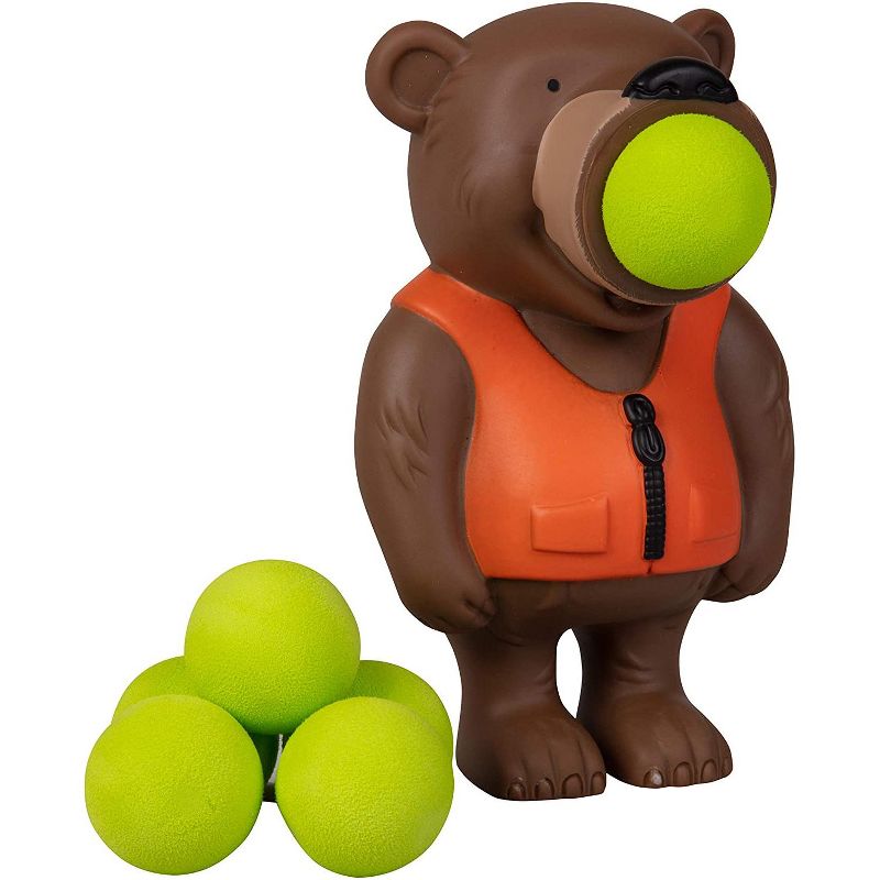 Hog Wild Bear Popper Toy, Shoots Foam Balls!