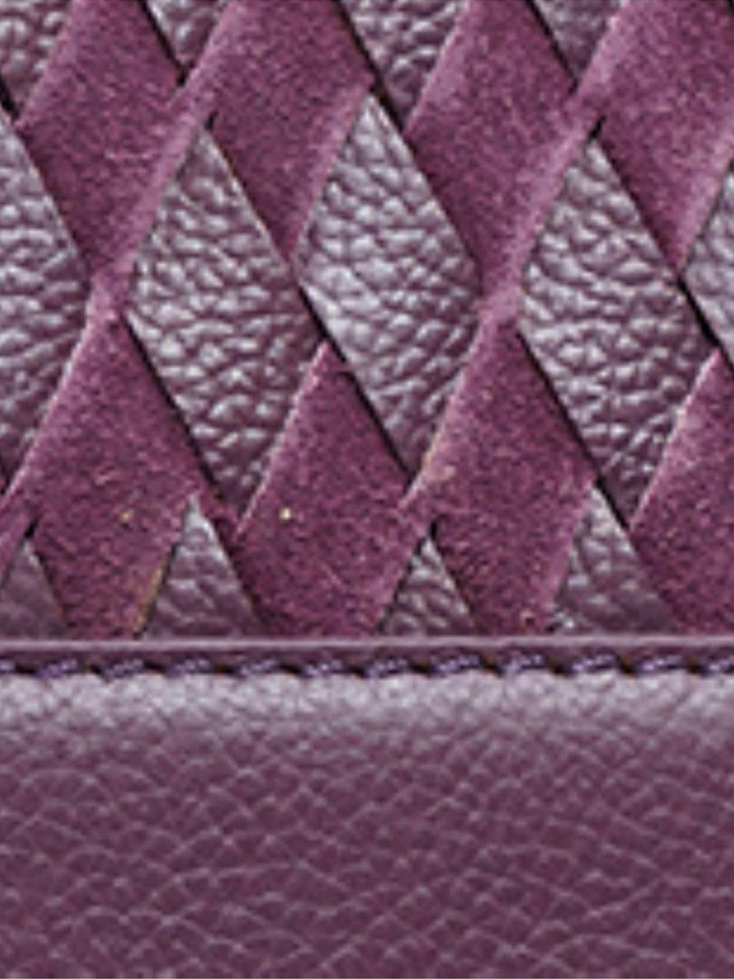 RI2K London Purple Leather Medium Textured Cross Body Bag