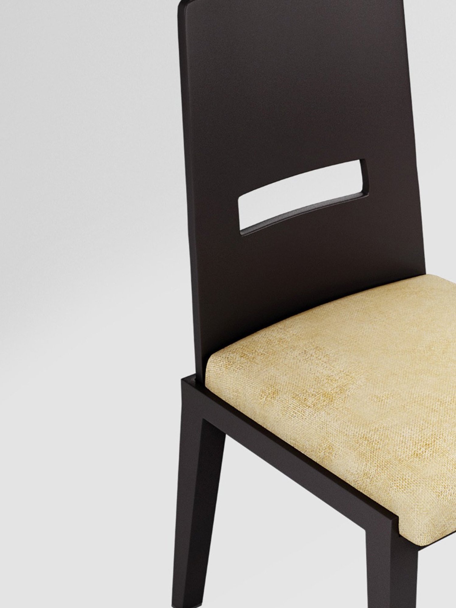 Durian Elanor Modern Brown & Beige Premium Leatherette Dining Chair