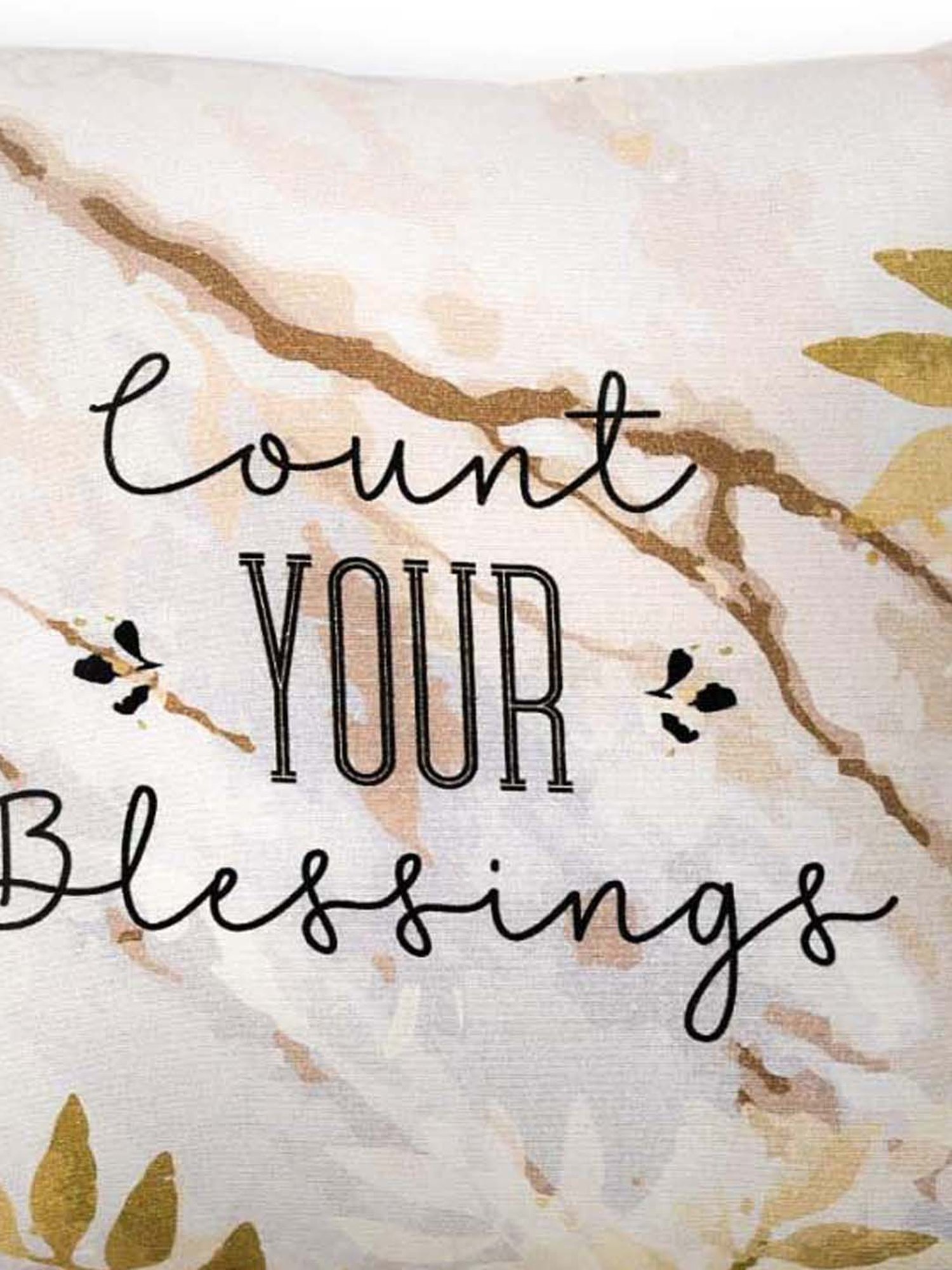 Home4U Jocob Beige Cotton Duck Cushion Cover - Set of 1