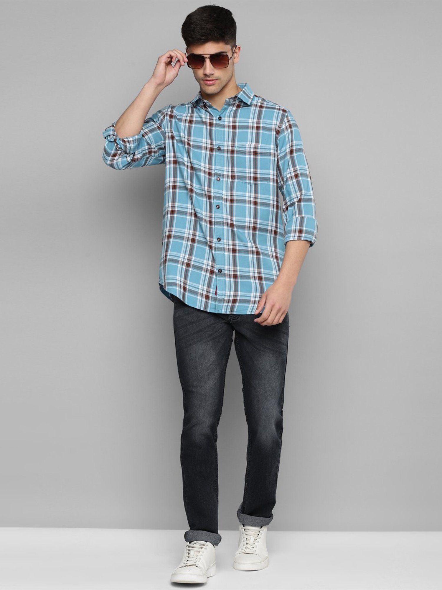 Allen cooper Black Regular Fit Jeans