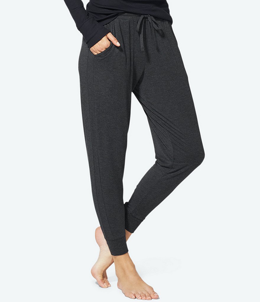 Tommy John Solid Knit Banded Hem Jogger Lounge Pants