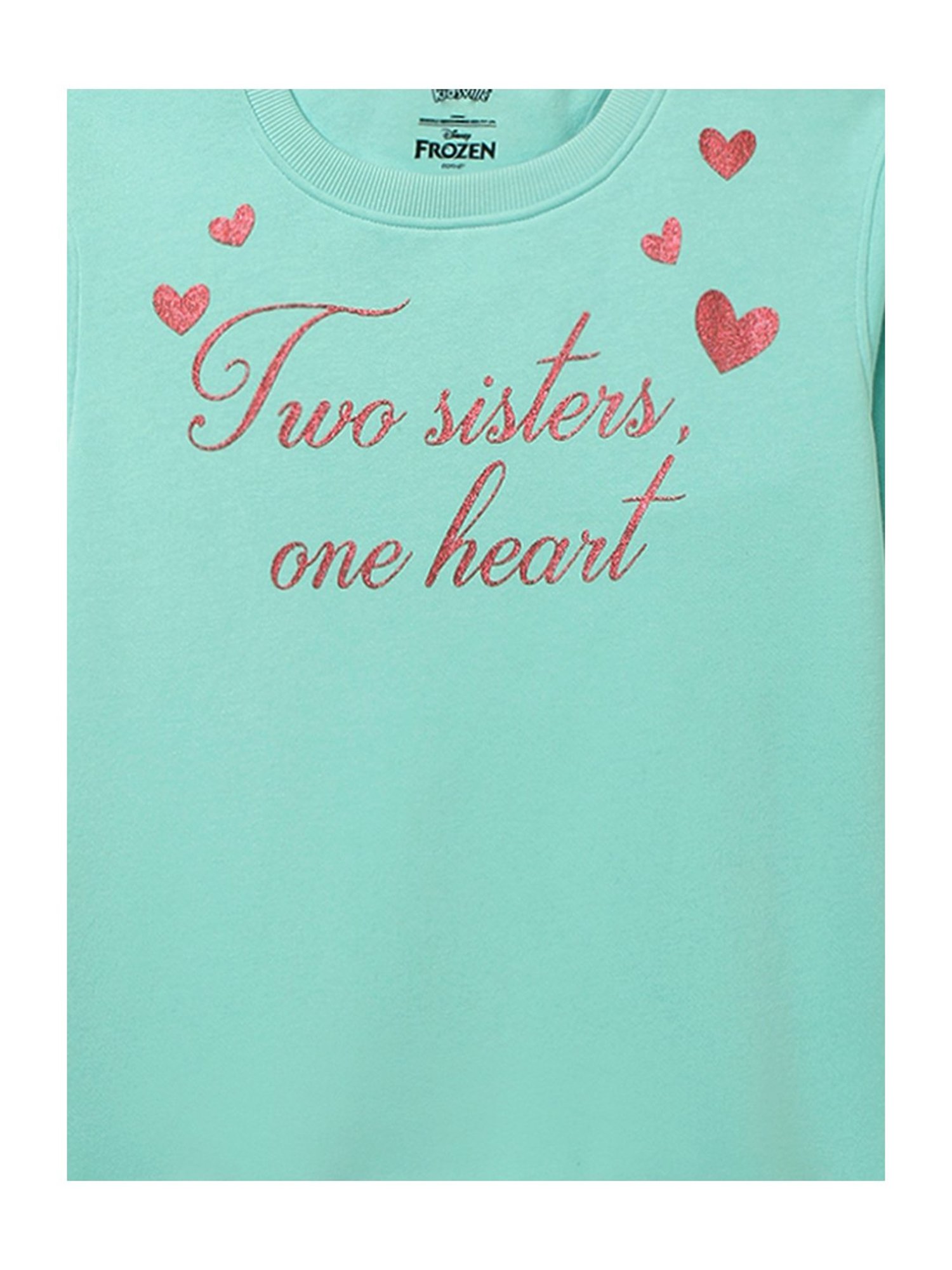 Kidsville Frozen Printed Blue Sweatshirt For Girls