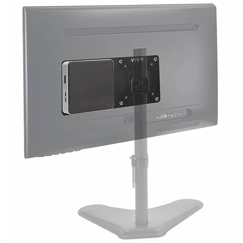 Black Steel Arm Bracket Holder for Intel NUC Back of Monitor VESA Metal Plate Mount Extension MOUNTVESA01