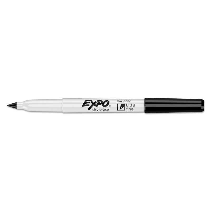 EXPO Low Odor Dry Erase Markers Ultra Fine Tip - Office Pack Black 36/Pack 2003894