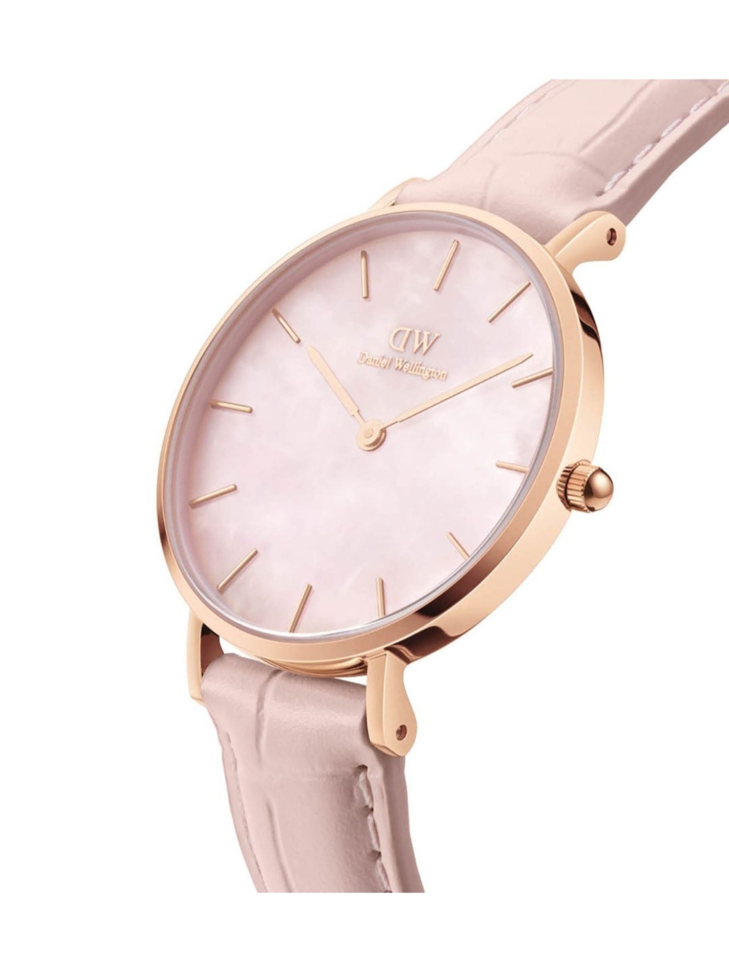 Daniel Wellington Petite Women Pink Round Dial Analog Watch - DW00100514K