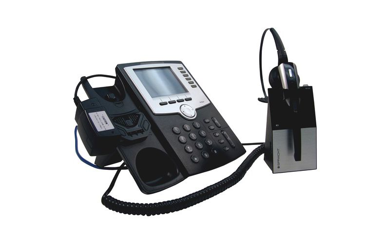 Spracht Remote Handset Lifter - 1 x Phone Line (RJ-11) - Silver